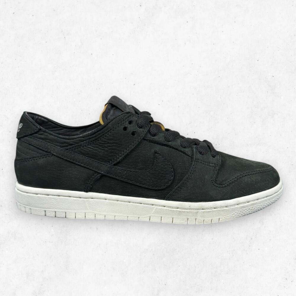 Nike SB Dunk Low Pro Decon Black Yellow Ochre Men's Size 6 Sneakers AA4275-002